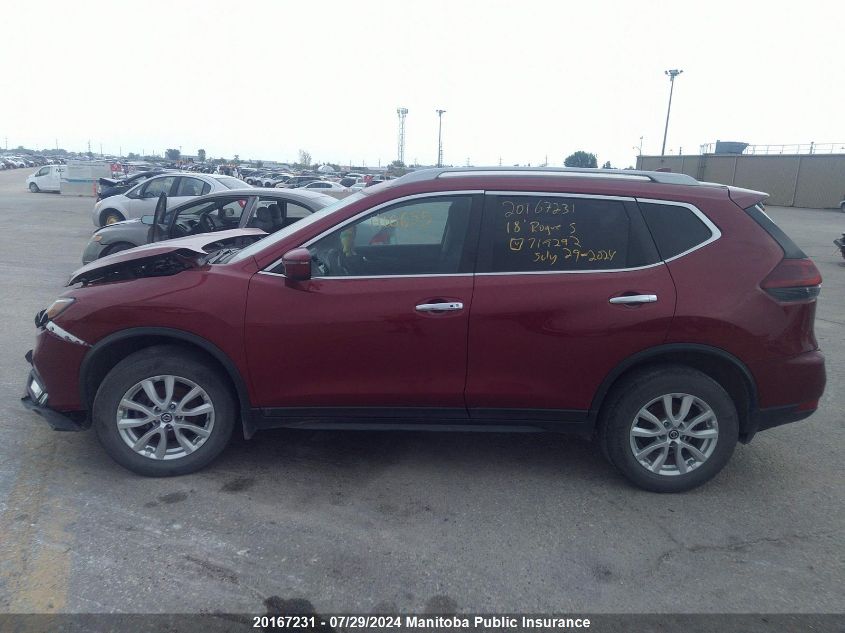 2018 Nissan Rogue S VIN: 5N1AT2MV4JC719292 Lot: 20167231