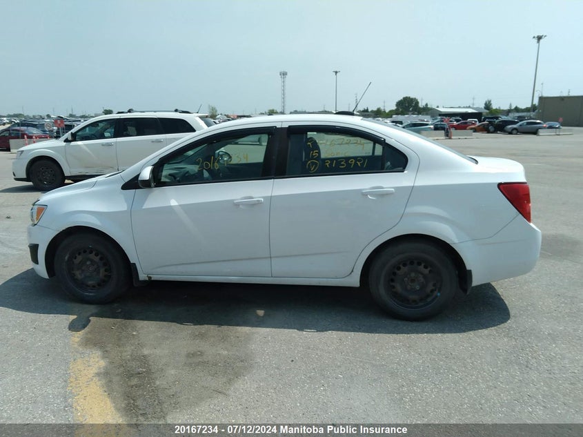 2015 Chevrolet Sonic Ls VIN: 1G1JA5SH6F4213921 Lot: 20167234