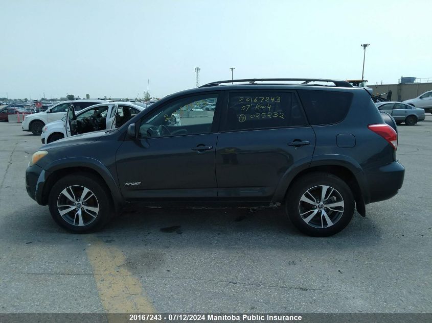 2007 Toyota Rav4 Sport V6 VIN: JTMBK32V975025232 Lot: 20167243