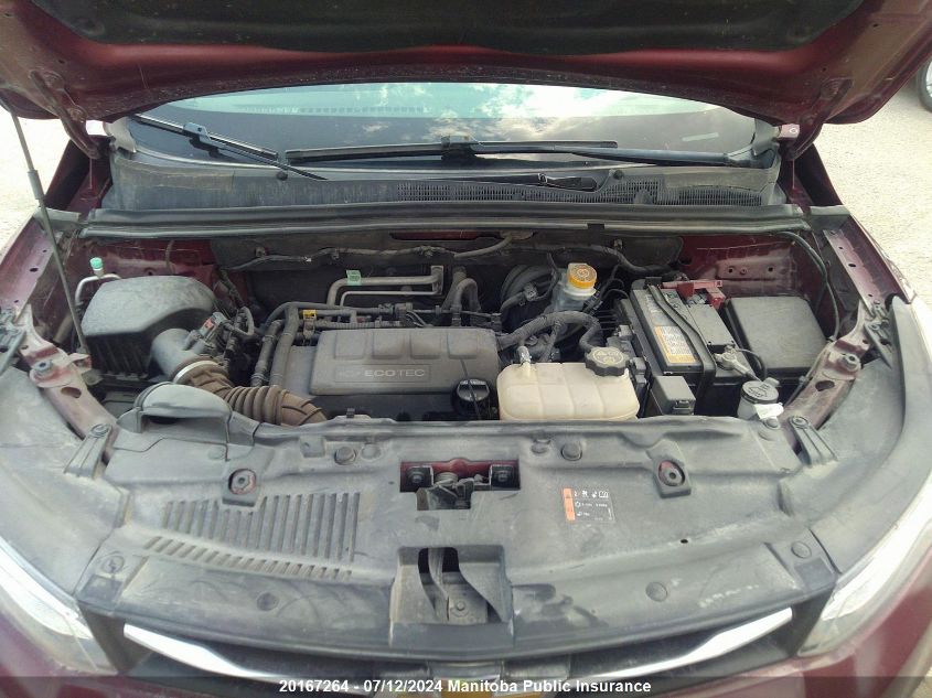 2017 Chevrolet Trax Lt VIN: 3GNCJLSB5HL239446 Lot: 20167264