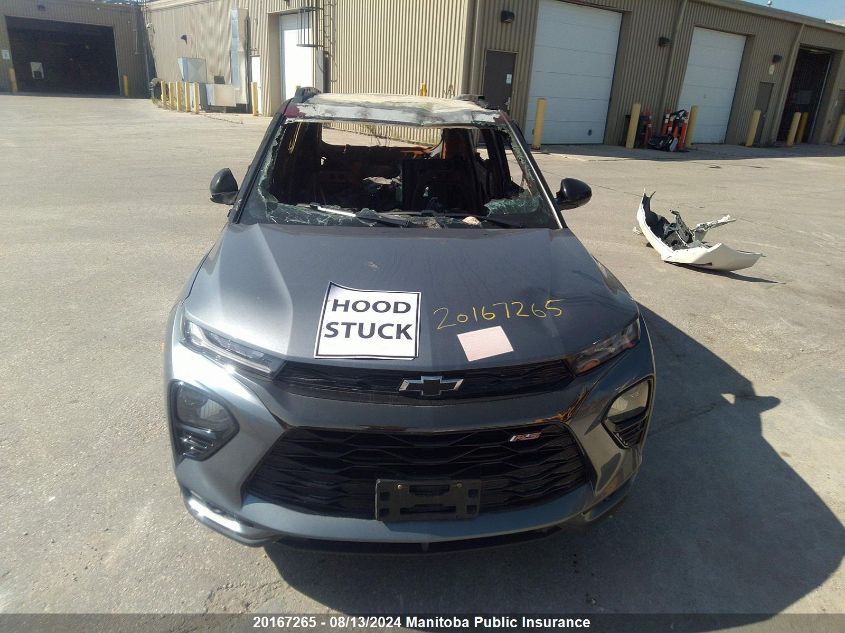 2022 Chevrolet Trailblazer Rs Turbo VIN: KL79MUSL8NB040040 Lot: 20167265