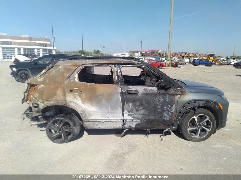 2022 Chevrolet Trailblazer Rs Turbo VIN: KL79MUSL8NB040040 Lot: 20167265