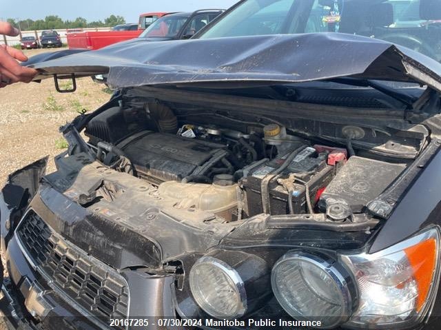 2014 Chevrolet Sonic Lt VIN: 1G1JC6EHXE4214936 Lot: 20167285