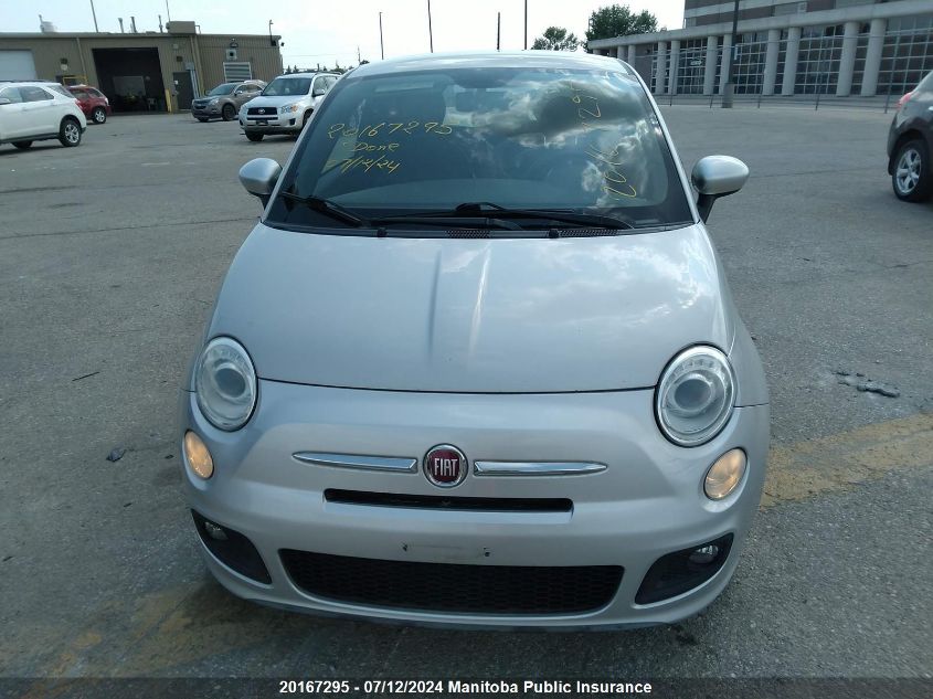 2013 Fiat 500 Sport VIN: 3C3CFFBR8DT667521 Lot: 20167295