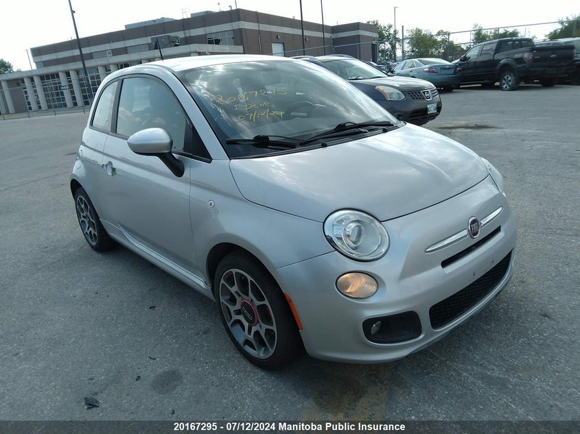 2013 Fiat 500 Sport VIN: 3C3CFFBR8DT667521 Lot: 20167295