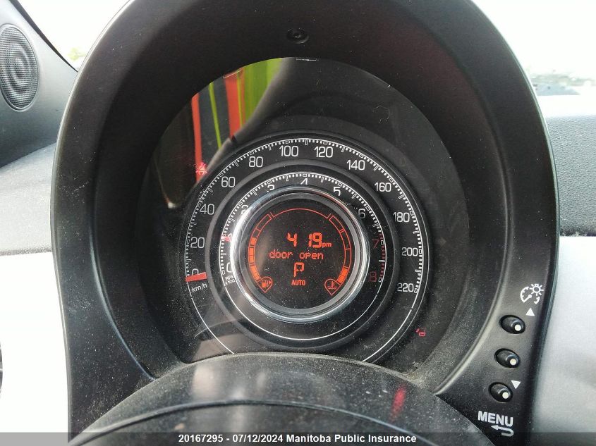 2013 Fiat 500 Sport VIN: 3C3CFFBR8DT667521 Lot: 20167295