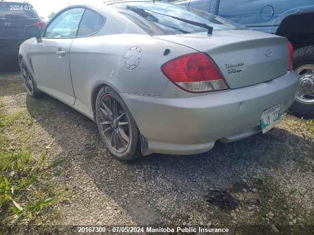 2004 Hyundai Tiburon Se VIN: KMHHN65D74U105714 Lot: 20167300