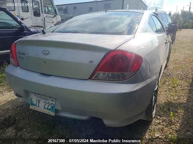 2004 Hyundai Tiburon Se VIN: KMHHN65D74U105714 Lot: 20167300