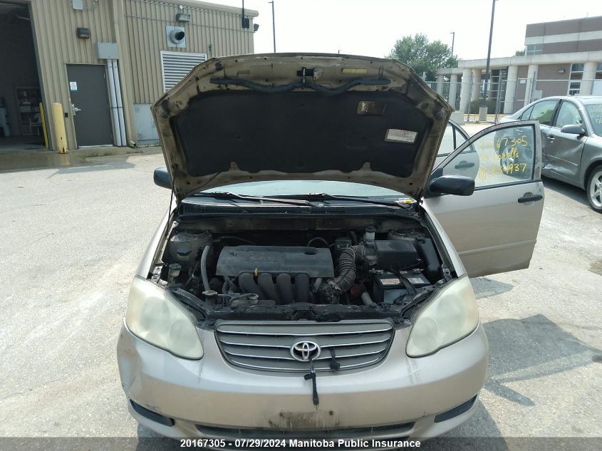 2004 Toyota Corolla Ce VIN: 2T1BR32E24C834937 Lot: 20167305