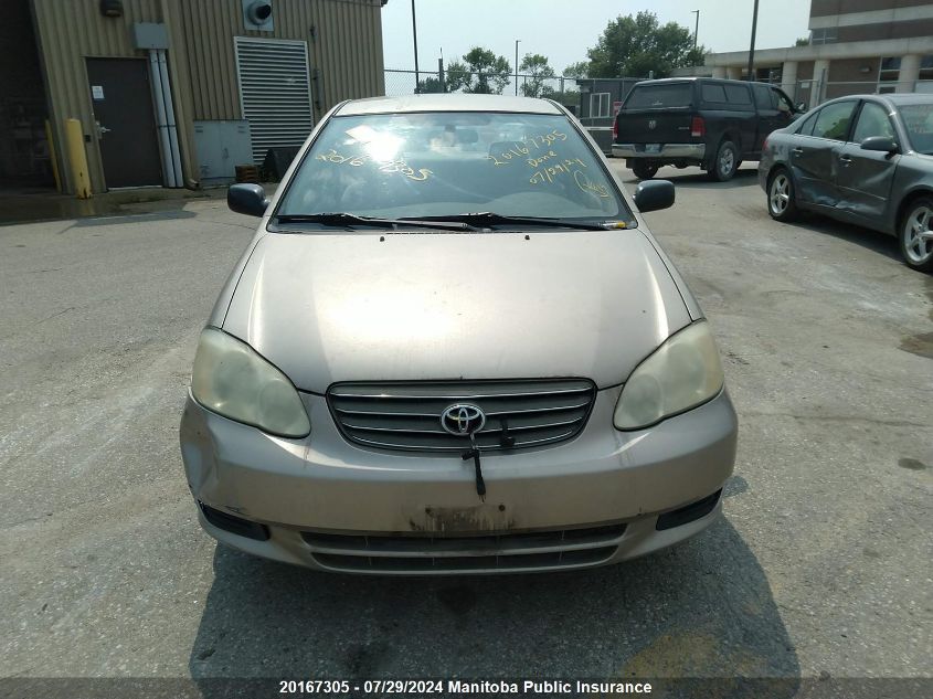 2004 Toyota Corolla Ce VIN: 2T1BR32E24C834937 Lot: 20167305