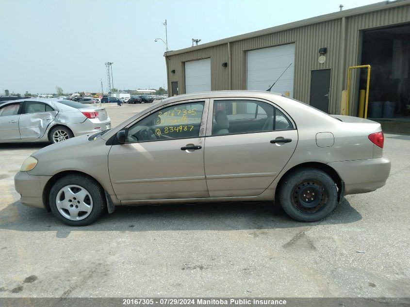 2004 Toyota Corolla Ce VIN: 2T1BR32E24C834937 Lot: 20167305