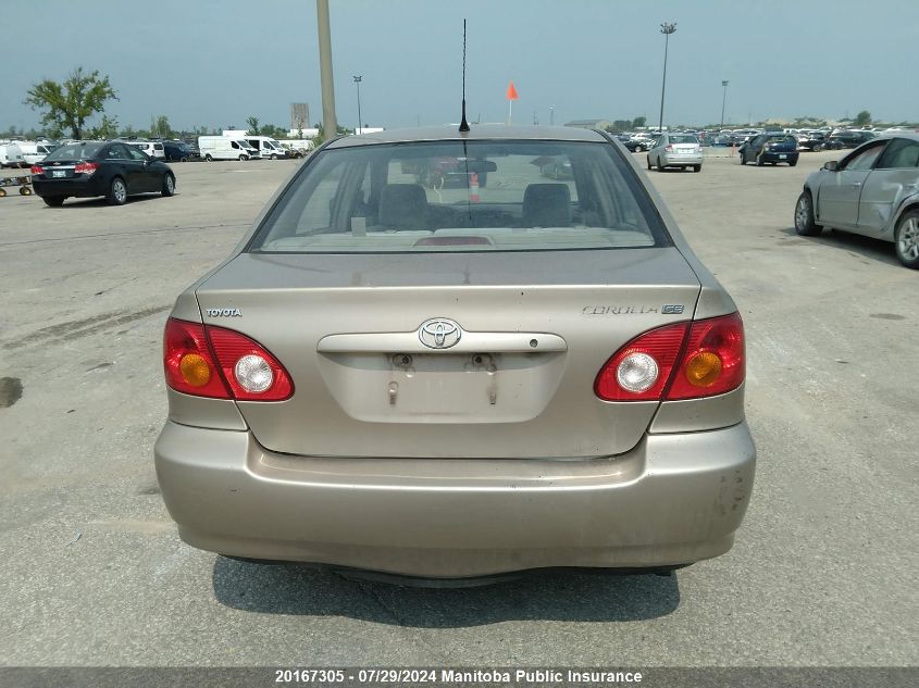 2004 Toyota Corolla Ce VIN: 2T1BR32E24C834937 Lot: 20167305