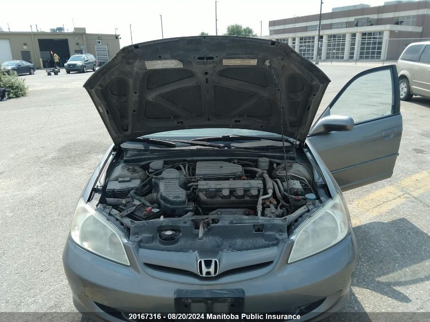2004 Honda Civic Lx VIN: 2HGES16684H929809 Lot: 20167316