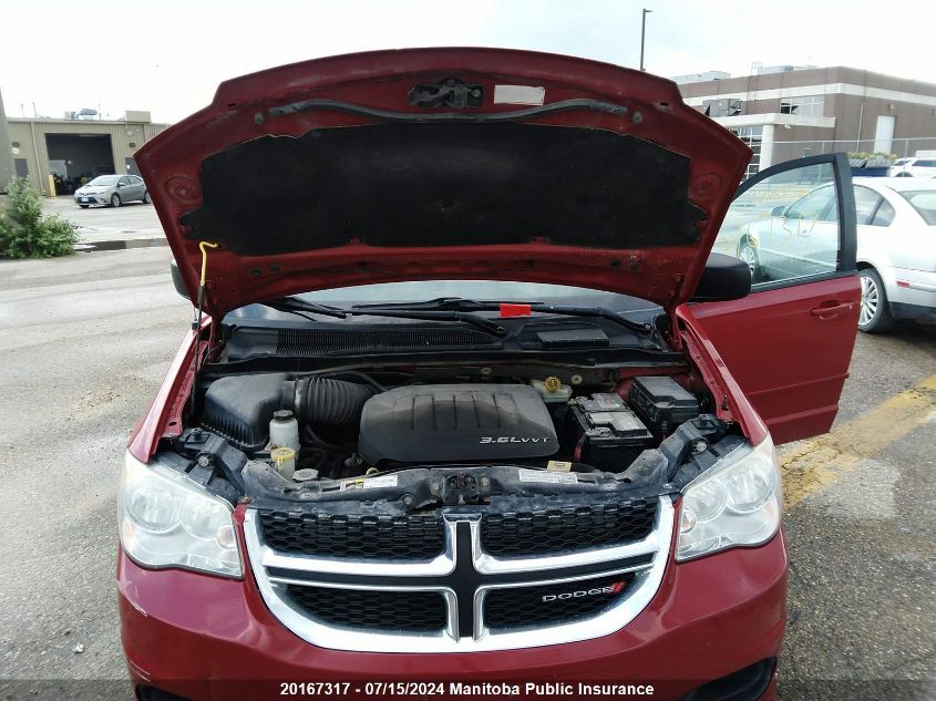 2013 Dodge Grand Caravan Se VIN: 2C4RDGBG2DR667176 Lot: 20167317