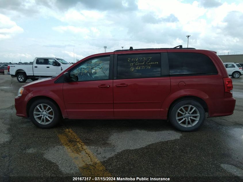 2013 Dodge Grand Caravan Se VIN: 2C4RDGBG2DR667176 Lot: 20167317