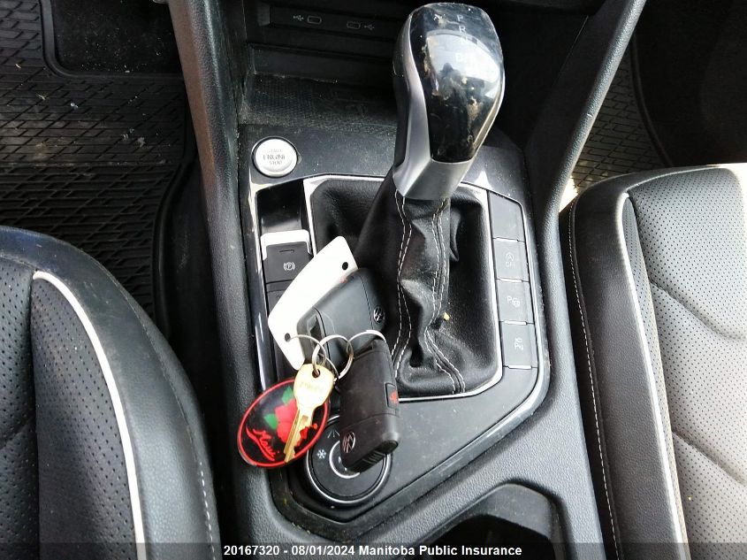 2022 Volkswagen Tiguan High R-Line 2.0 Tsi VIN: 3VV4B7AX0NM032937 Lot: 20167320