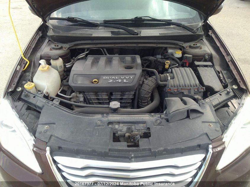 2013 Chrysler 200 Lx VIN: 1C3CCBAB6DN634376 Lot: 20167377