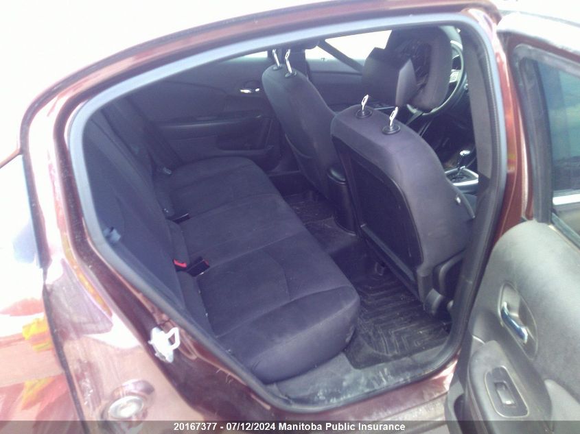 2013 Chrysler 200 Lx VIN: 1C3CCBAB6DN634376 Lot: 20167377