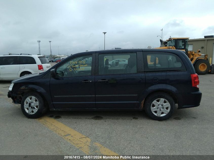 2013 Dodge Grand Caravan Se VIN: 2C4RDGBG0DR501707 Lot: 20167415