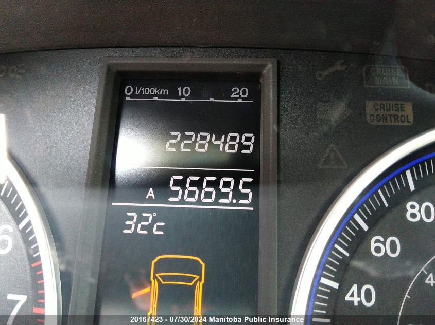 2009 Honda Cr-V Ex VIN: 5J6RE38579L800729 Lot: 20167423