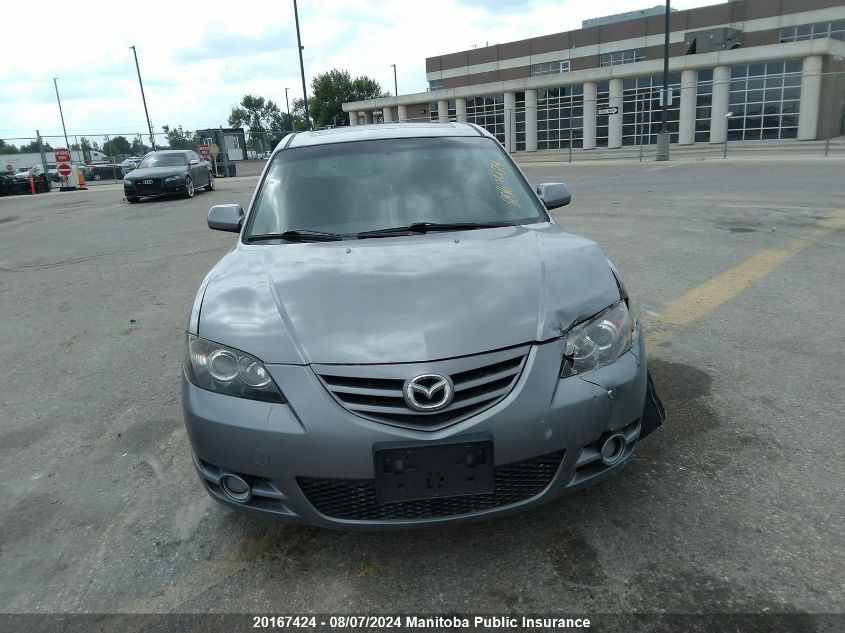 2006 Mazda Mazda3 Gt VIN: JM1BK123861442074 Lot: 20167424