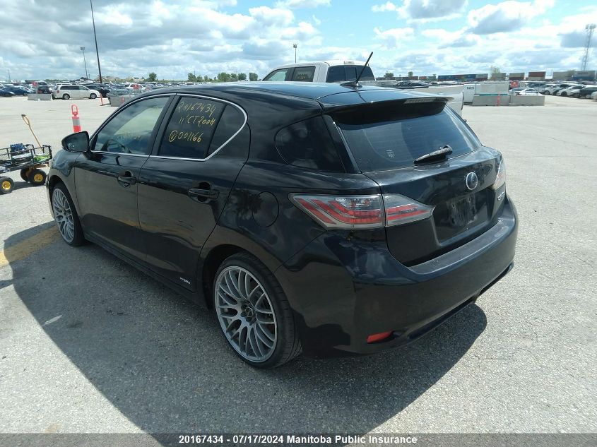 2011 Lexus Ct 200H VIN: JTHKD5BH0B2001166 Lot: 20167434