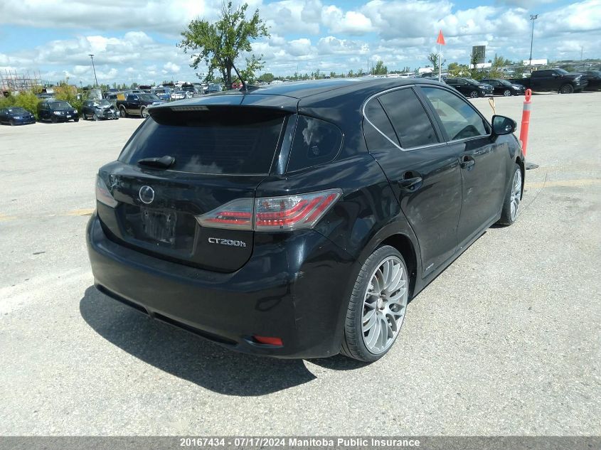 2011 Lexus Ct 200H VIN: JTHKD5BH0B2001166 Lot: 20167434