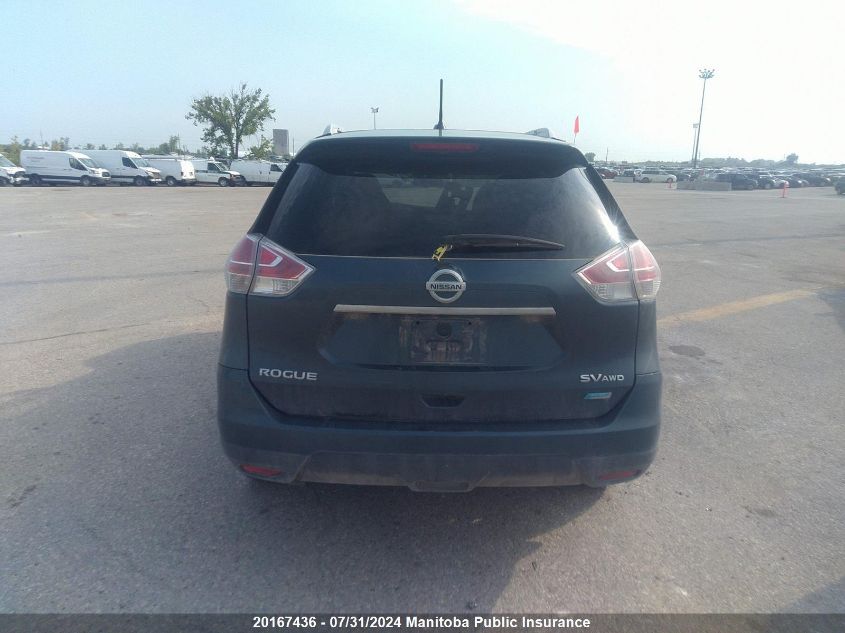 2014 Nissan Rogue Sl VIN: 5N1AT2MM0EC801078 Lot: 20167436
