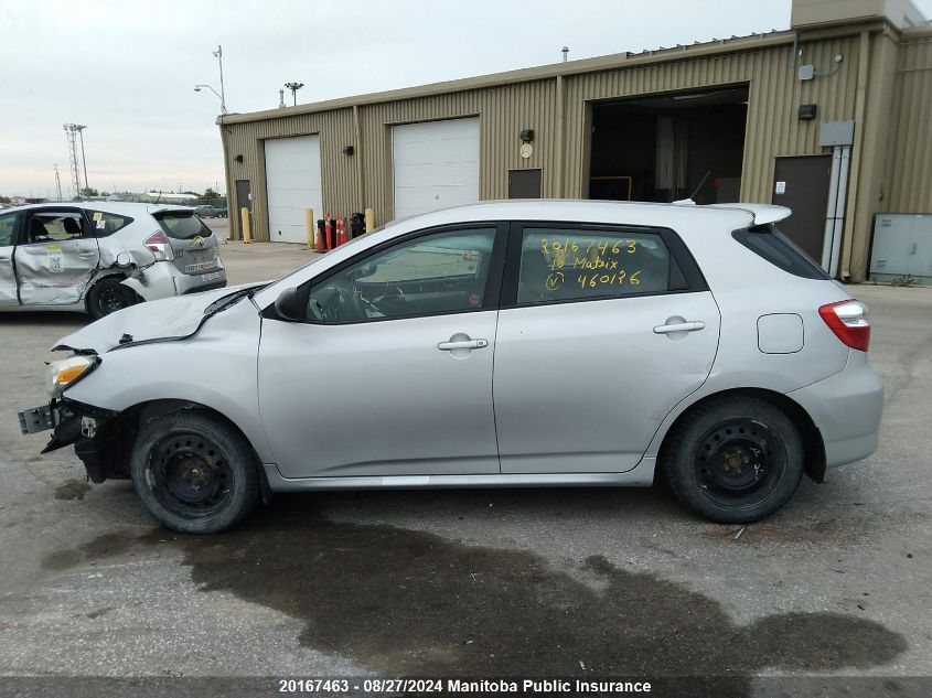 2010 Toyota Matrix VIN: 2T1KU4EE7AC460126 Lot: 20167463