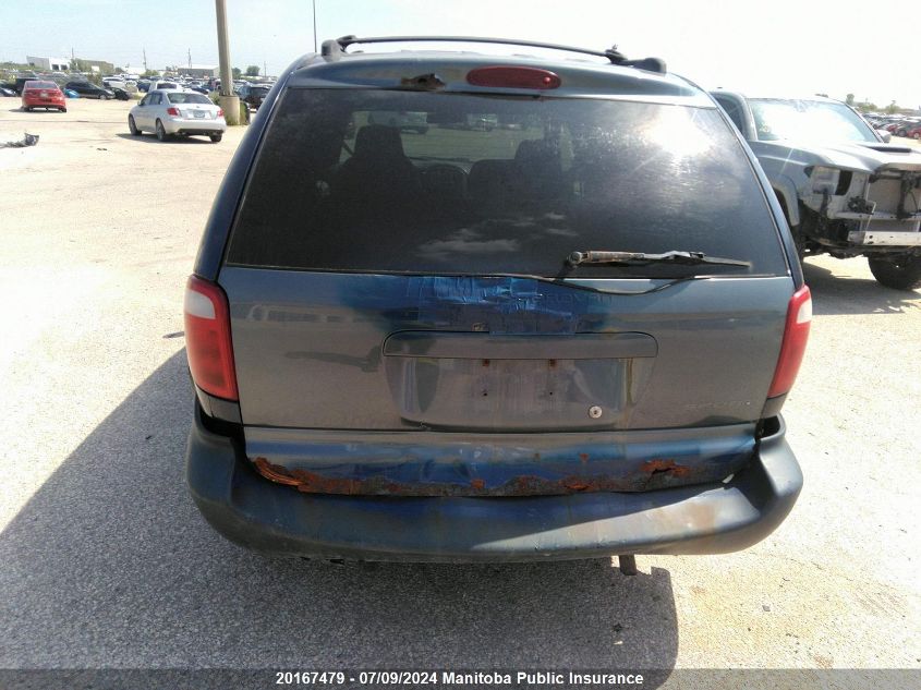 2002 Dodge Caravan Se VIN: 1B4GP25R22B590932 Lot: 20167479