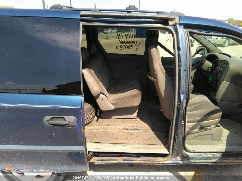 2002 Dodge Caravan Se VIN: 1B4GP25R22B590932 Lot: 20167479