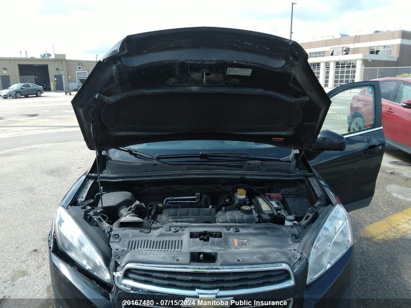 2013 Chevrolet Trax Lt VIN: 3GNCJPSB4DL159136 Lot: 20167480