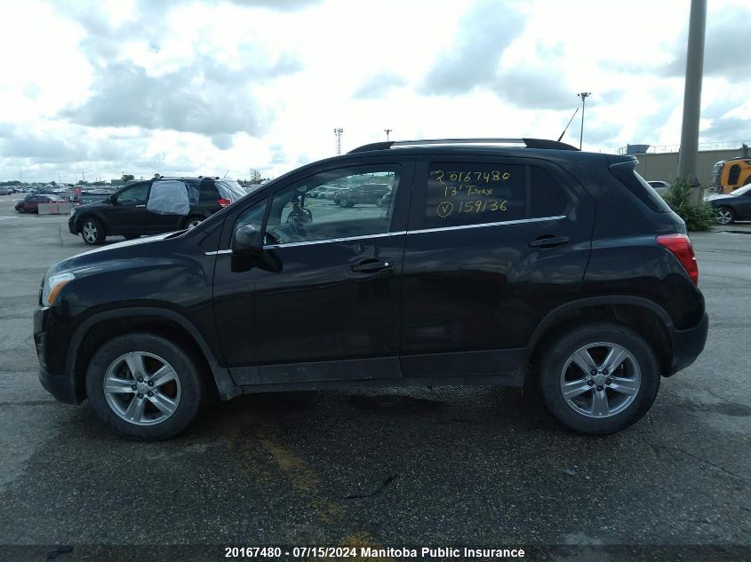 2013 Chevrolet Trax Lt VIN: 3GNCJPSB4DL159136 Lot: 20167480