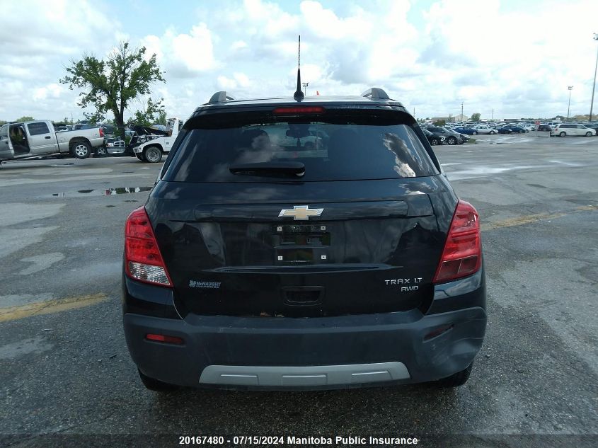 2013 Chevrolet Trax Lt VIN: 3GNCJPSB4DL159136 Lot: 20167480