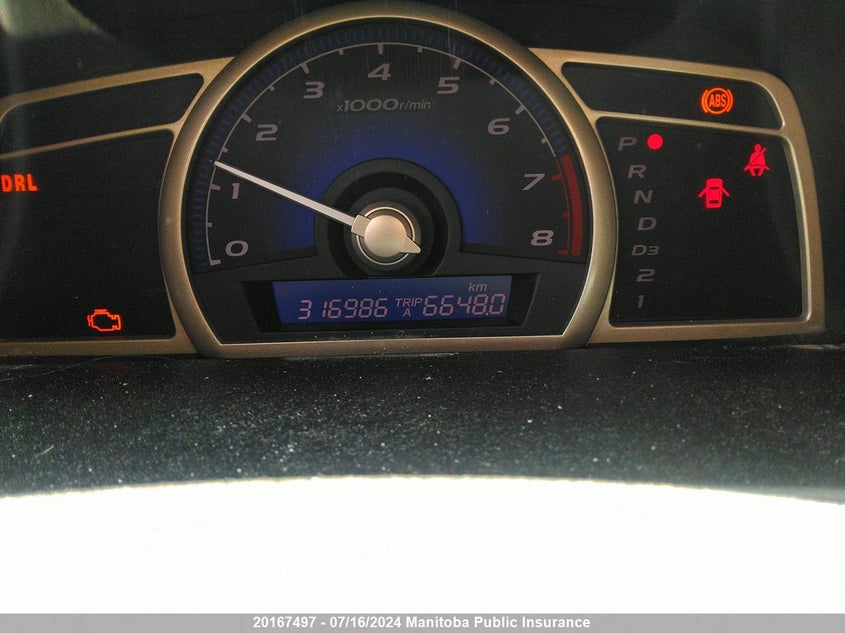 2008 Honda Civic Lx VIN: 2HGFA16568H106591 Lot: 20167497