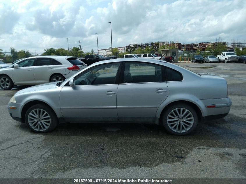 2005 Volkswagen Passat Gls 1.8T 4Motion VIN: WVWBD63B25P012517 Lot: 20167500