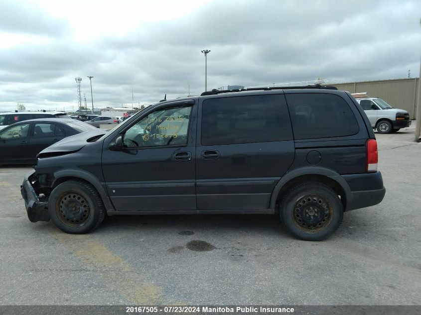 2009 Pontiac Montana Sv6 Sv6 VIN: 1GMDU03159D102678 Lot: 20167505