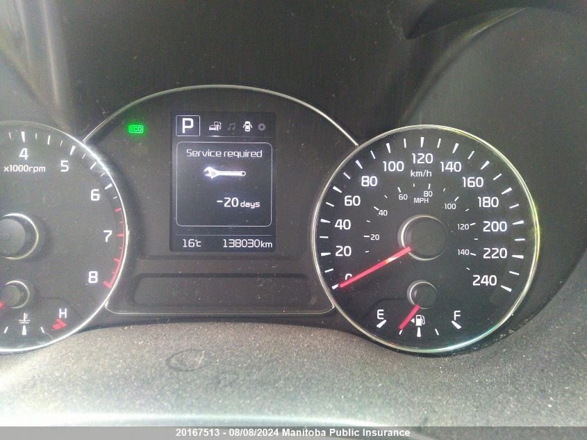 2018 Kia Forte Lx VIN: 3KPFL4A79JE216412 Lot: 20167513