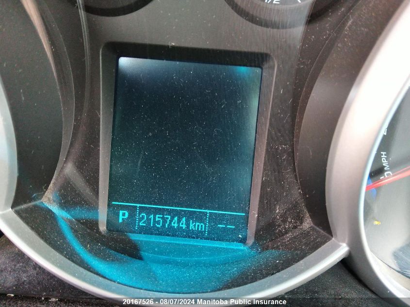 2012 Chevrolet Cruze Lt Turbo VIN: 1G1PF5SC5C7166312 Lot: 20167526