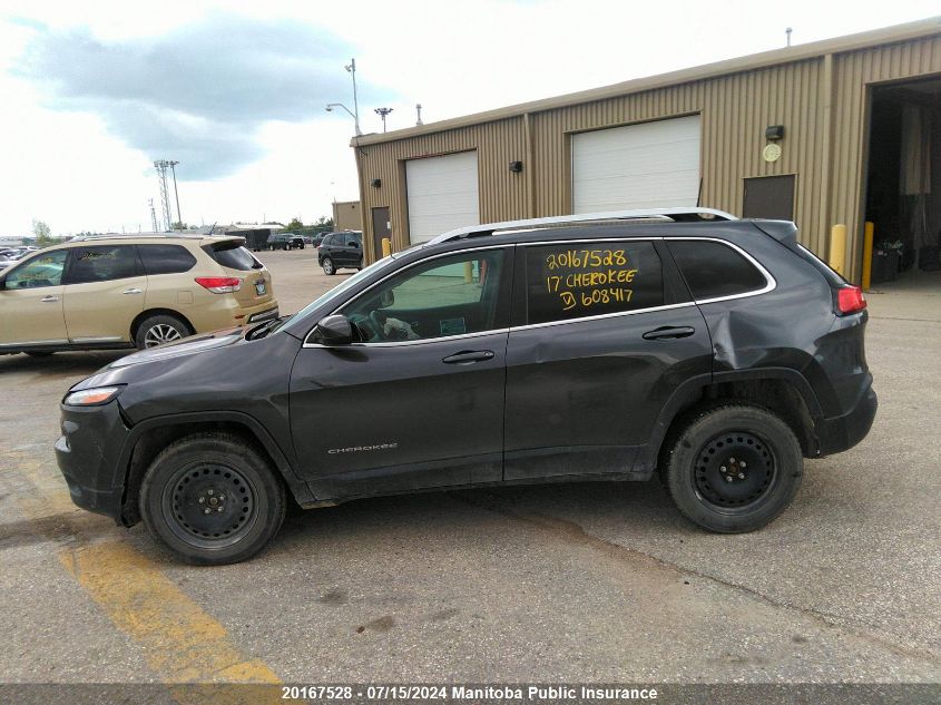 2017 Jeep Cherokee North VIN: 1C4PJMCS2HW608417 Lot: 20167528