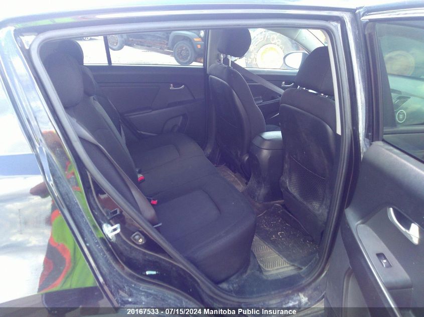 2012 Kia Sportage Lx VIN: KNDPB3A22C7170656 Lot: 20167533