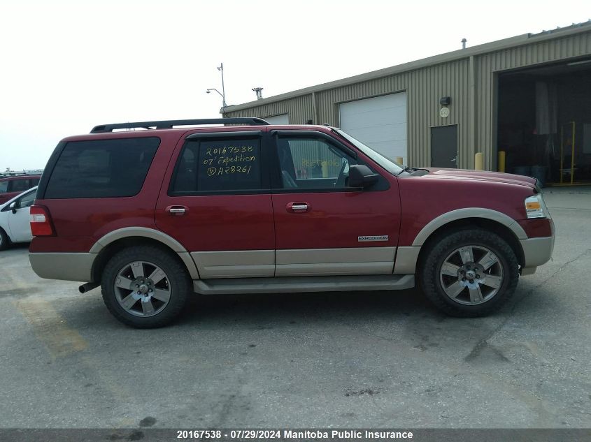 2007 Ford Expedition Eddie Bauer VIN: 1FMFU18507LA28261 Lot: 20167538