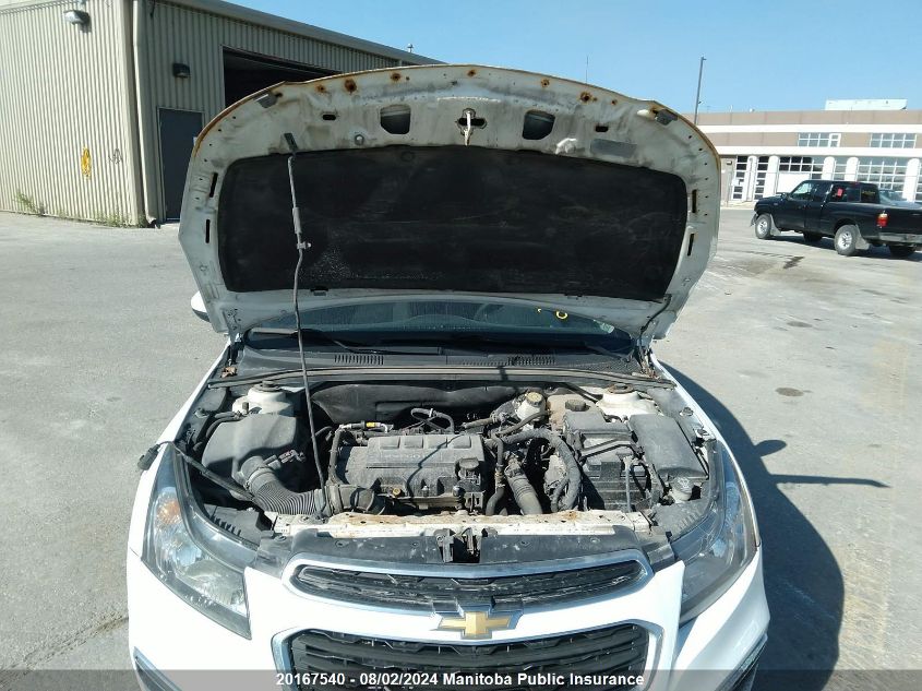 2015 Chevrolet Cruze Lt Turbo VIN: 1G1PC5SB6F7133131 Lot: 20167540