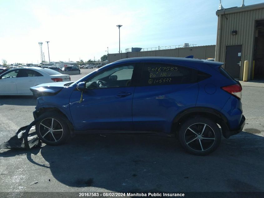 2020 Honda Hr-V Sport VIN: 3CZRU6H25LM105522 Lot: 20167583