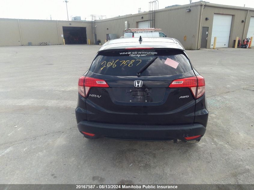 2016 Honda Hr-V Ex VIN: 3CZRU6H58GM102596 Lot: 20167587