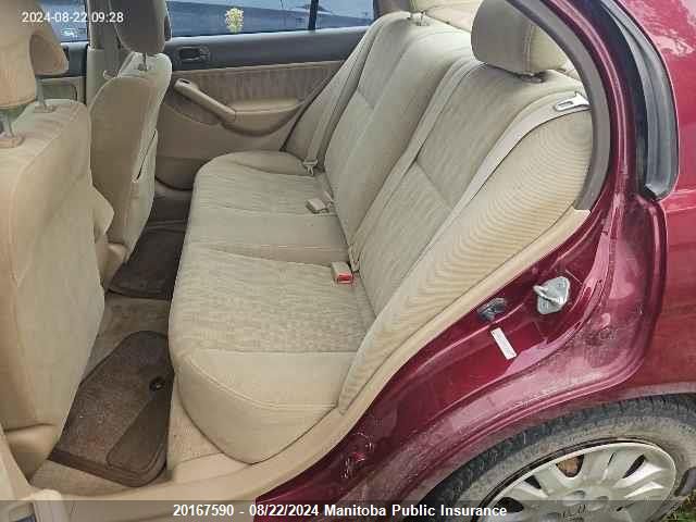 2004 Honda Civic Lx VIN: 2HGES16674H928473 Lot: 20167590