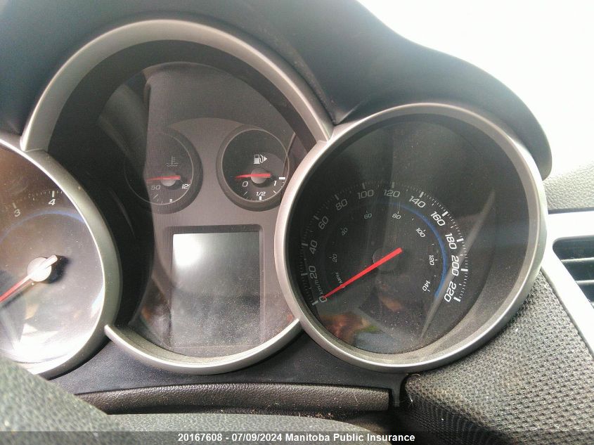 2013 Chevrolet Cruze Lt Turbo VIN: 1G1PC5SB2D7303241 Lot: 20167608