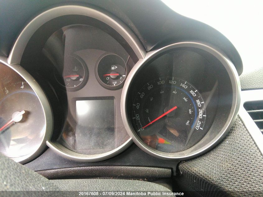 2013 Chevrolet Cruze Lt Turbo VIN: 1G1PC5SB2D7303241 Lot: 20167608