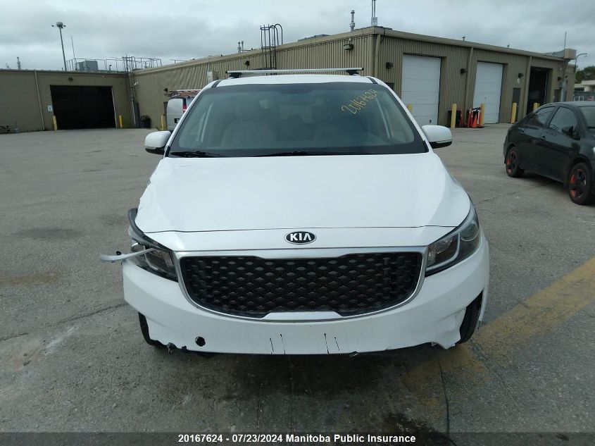 2018 Kia Sedona Lx+ VIN: KNDMB5C1XJ6386227 Lot: 20167624