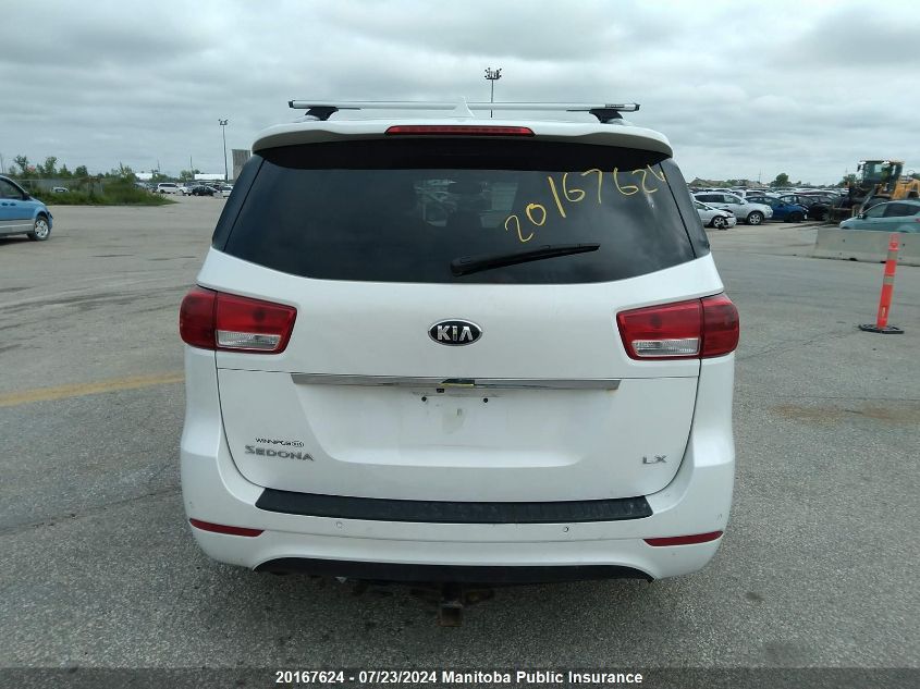 2018 Kia Sedona Lx+ VIN: KNDMB5C1XJ6386227 Lot: 20167624